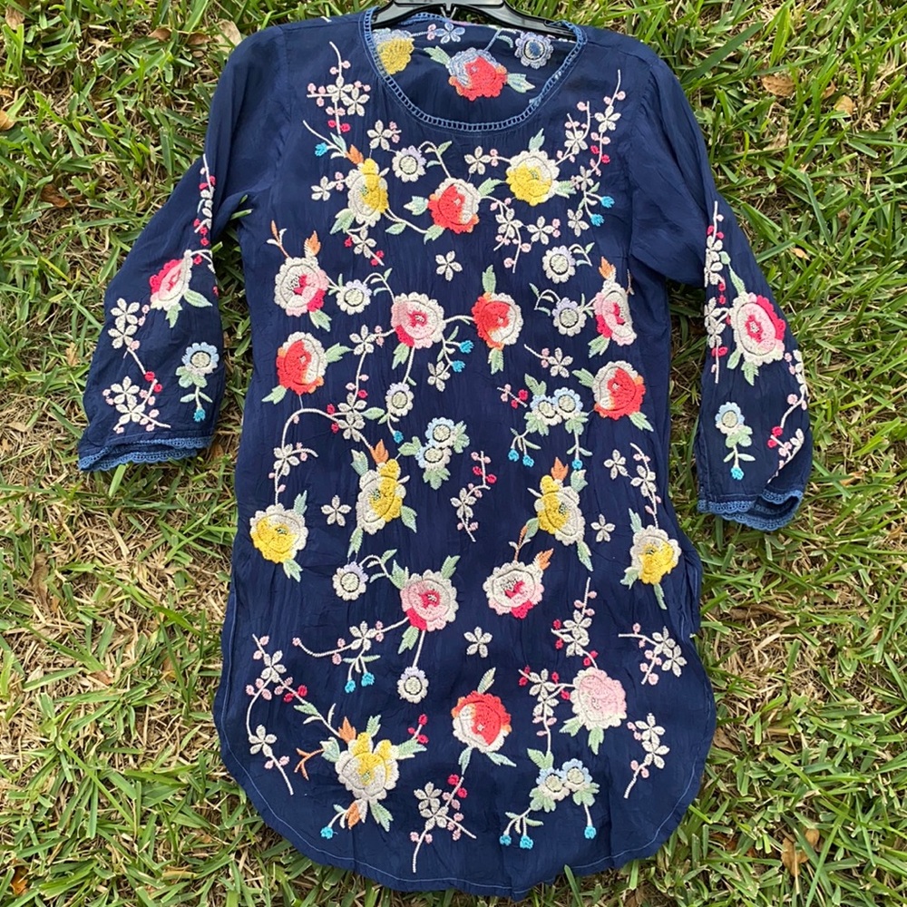 Johnny Was Tunic top